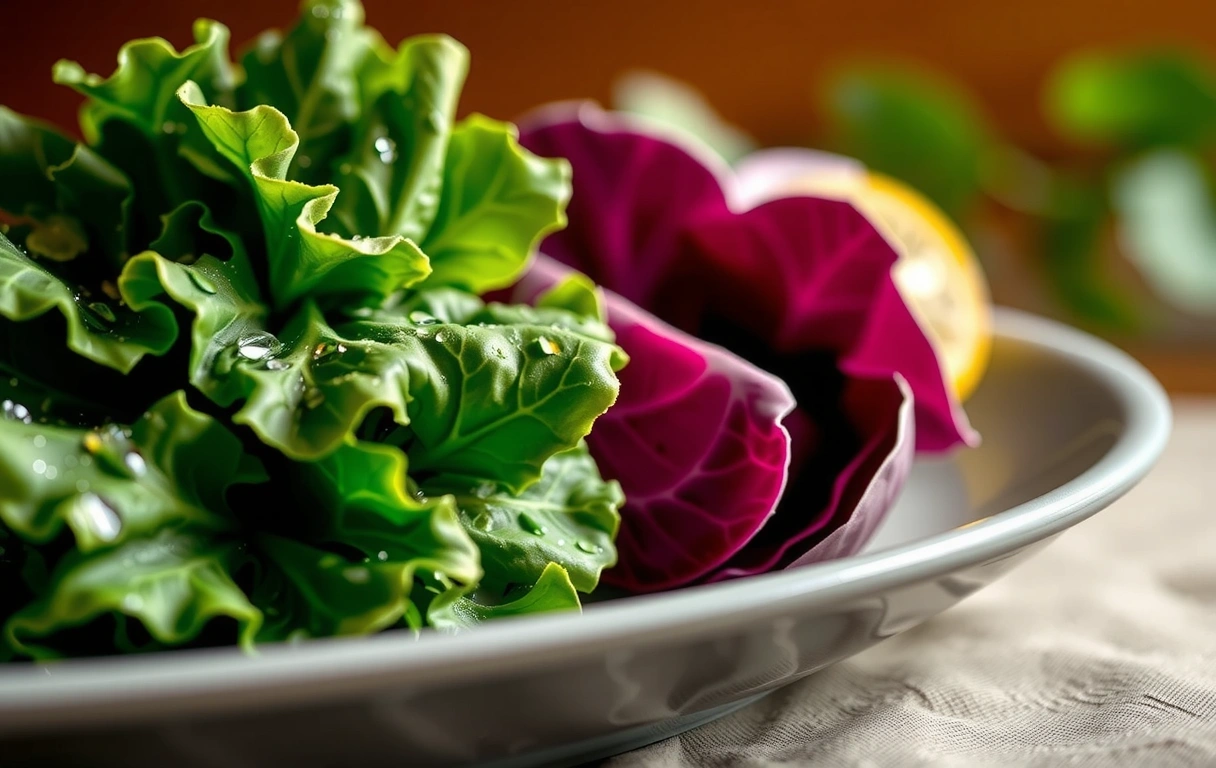 Frisches Blattgemüse